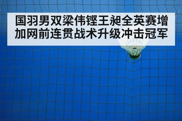 国羽男双梁伟铿王昶全英赛增加网前连贯战术升级冲击冠军